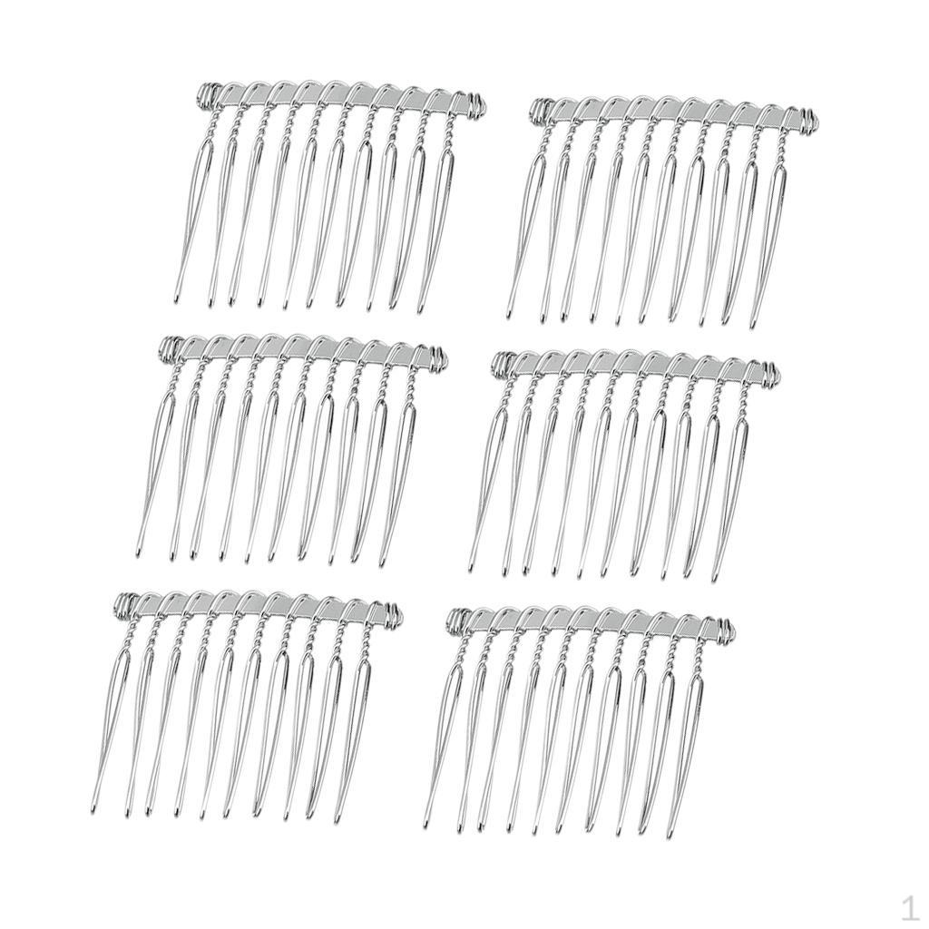 Fancy DIY Metal Wire Hair Clip Combs Bridal Wedding Veil for Women