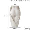 DXUIALOI Creative Minimalist Body Art Ceramic Vase Ornaments Nordic Living Room Female Sculpture Desktop Flower Arrangement Vase