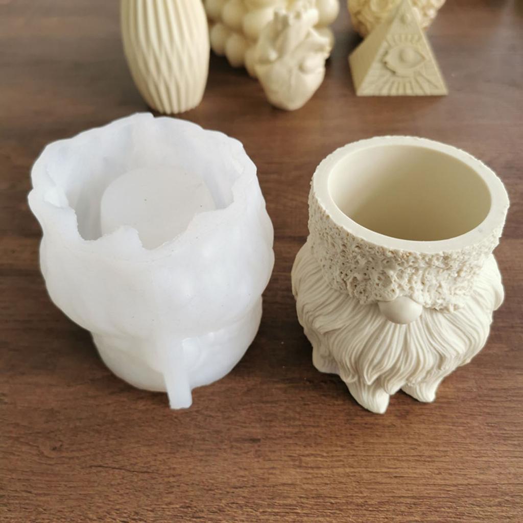 Succulents Flower Pot Resin Silicone Mold Suitable for Diy Garden Concrete Flower Pot Plant Holder Crafts Home Decor