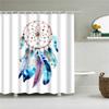 Classic Blue Sky Animals Seaside Shell Shower Curtain Bathroom Curtain Frabic Waterproof Polyester With Hooks