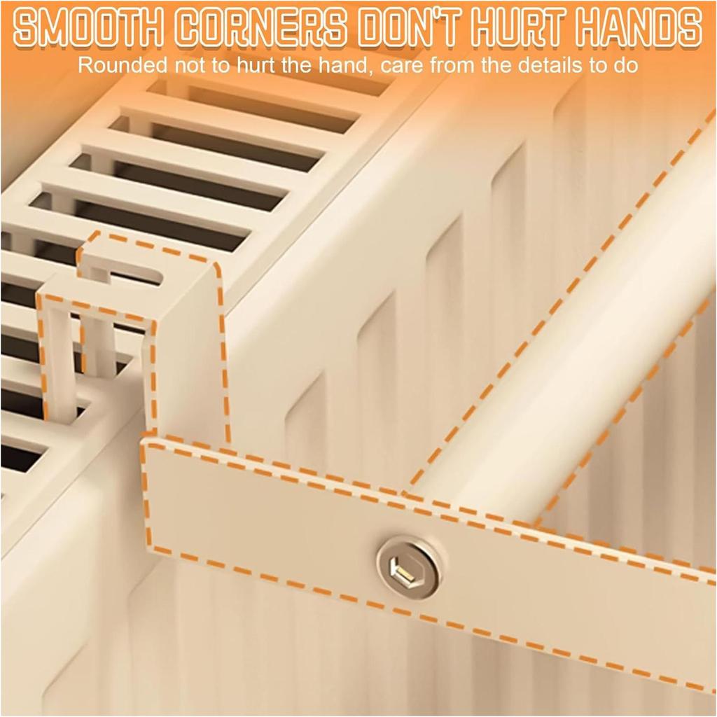 Wall Mounted Drying Rack for Radiator Heater Heavy Duty Space Saving Towel Hanger Laundry Clothes Airer for Bedroom Dorm