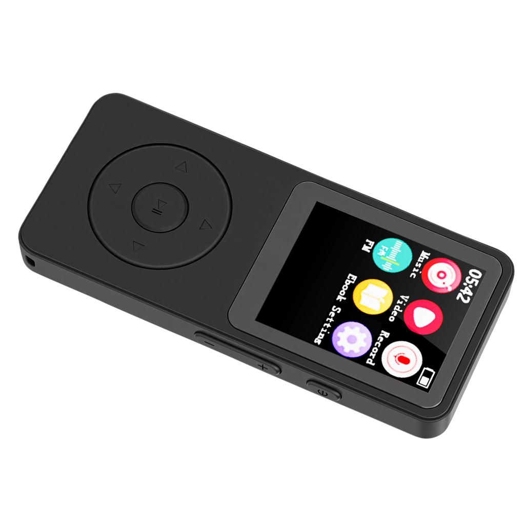 MP3 Player Bluetooth 5.4 HiFi 2.4 Inch LCD Screen Portable Music Player FM Voice Recorder for Outdoor Sports Traveling