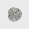 Maxi Frayed Scrunchie [ Melange Gray ]