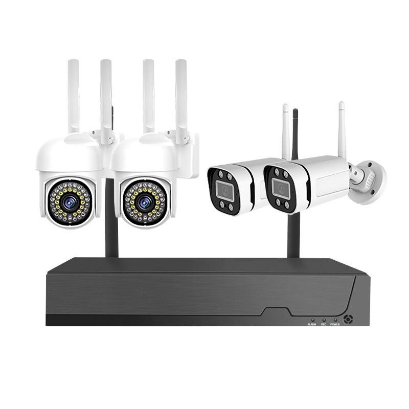 5 Million Wireless 4/8-Channel PTZ Camera NVR Kit with Remote Viewing WiFi Surveillance