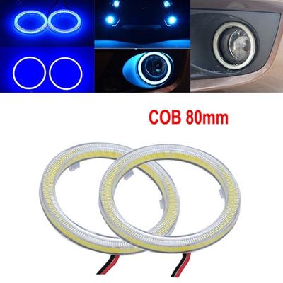 12V 24V Universal Auto Auto Bule Weiß Gelb Angel Eyes Scheinwerfer Warnlampen