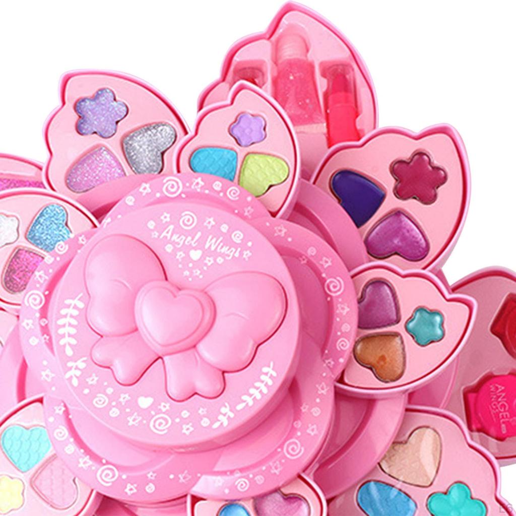 Children Makeup Playing Set, Cosmetic Kits Valentines Day Gifts for Kids