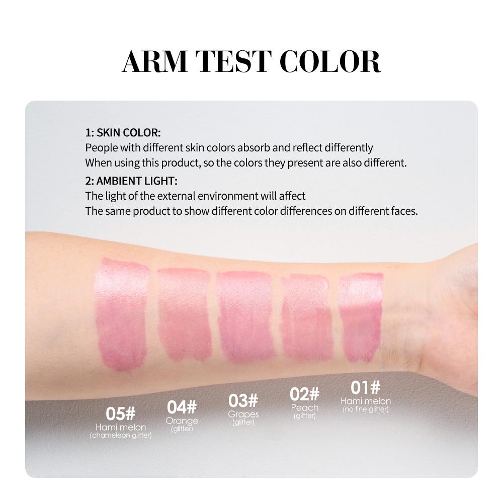 Feuchtigkeitsspendender und pflegender Lippenstift, fruchtiger Lippen-Gloss, langanhaltende Feuchtigkeit, temperaturverändernder Lippen-Glanz, Spiegeleffekt, wässriges Lippenöl