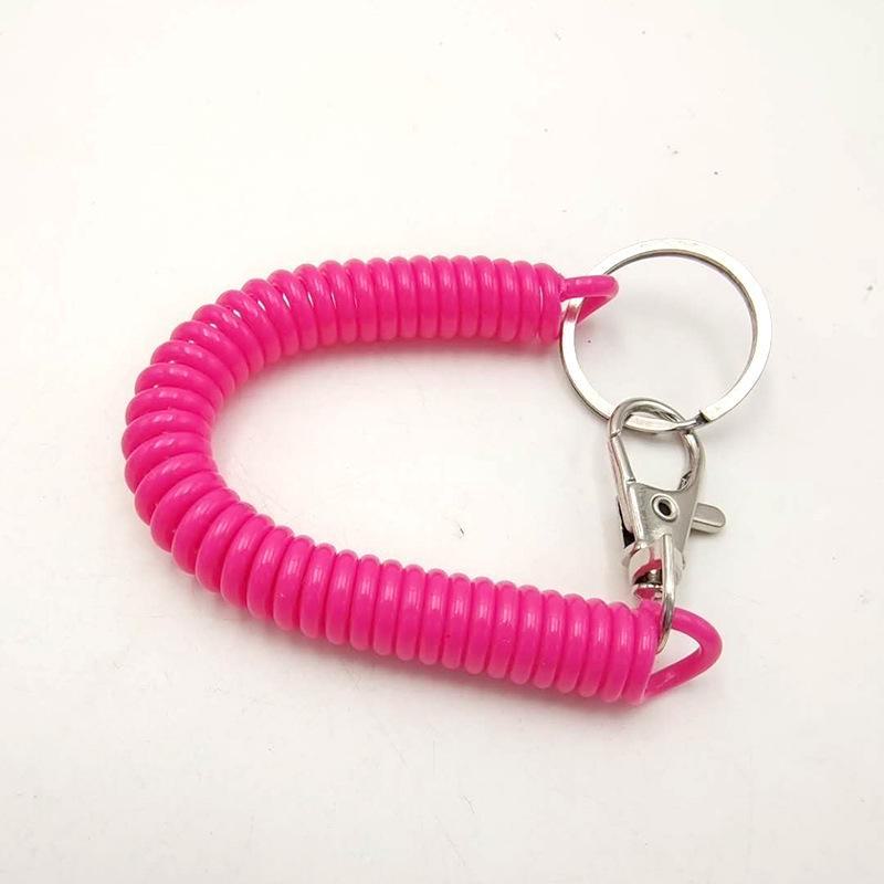 High Elastic Anti-Lost Phone Lanyard & Keychain with Colorful Spring Rope