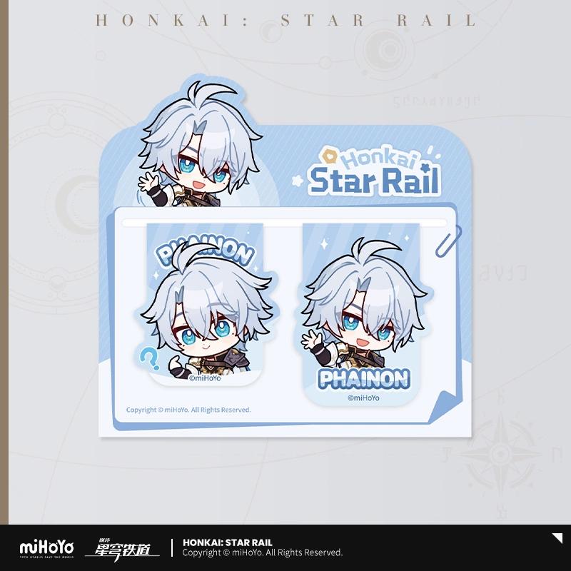 Sunsyea Honkai Star Rail Official Merch miHoYo Original Authentic PMZLG Series Keychain Badge Phainon
