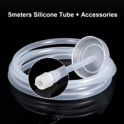 1 Set Universelles Lebensmittelgeeignetes Einlassrohr Wasserspender Zubehör Silikonschlauch 6mm x 9mm Wasserleitung Weicher Automatischer Saugschlauch