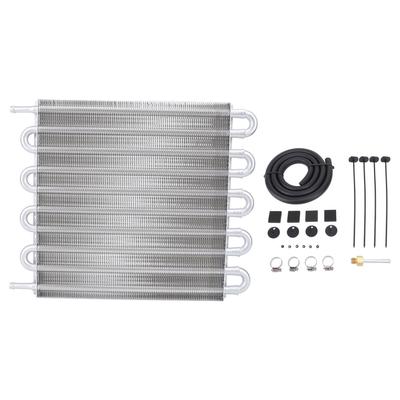 Transmission Oil Cooler 10 Row 395mm Aluminum Enhanced Fuel Efficiency Engine Oil Cooler Kit for 5 16in Transmission