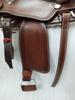 Designer Suede Seat Wade Western Leather Saddle For Horse Size- 12" To 18.5".