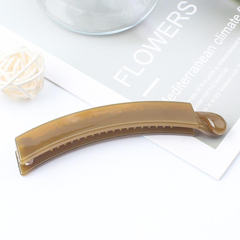 New Color Pan Hair Banana Clip Light Luxury Stone High-end Fashion Ponytail Clip Hair Accessories Hairpin
