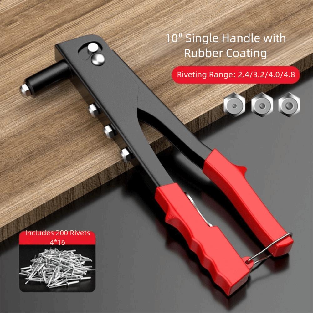 

Heavy Duty Pop Rivet Tool Manual Double Handle Rivet Tool Riveter Set Home Fastening Combination set