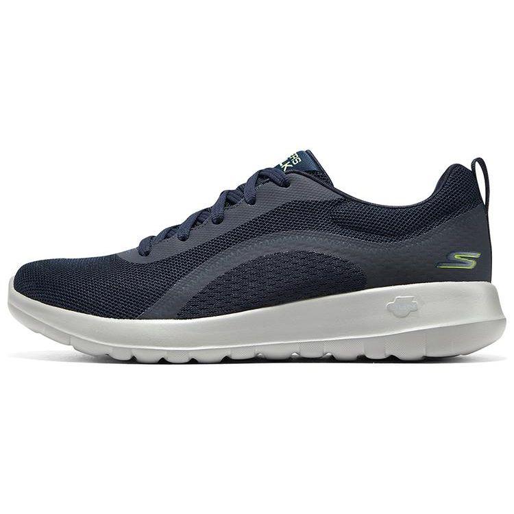 Skechers Go Walk Max Mesh Fabric Round Toe Lace-Up Low-Top Casual Shoes Men sneakers Blue 216235-NVY 45