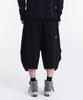 Gicheol Flow Knee Bermuda Sweat Pants (Black)