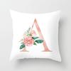 New Fashion 26 English Letter Pattern Cushion Cover Home Fabric Sofa Modern Style Pillow Cover