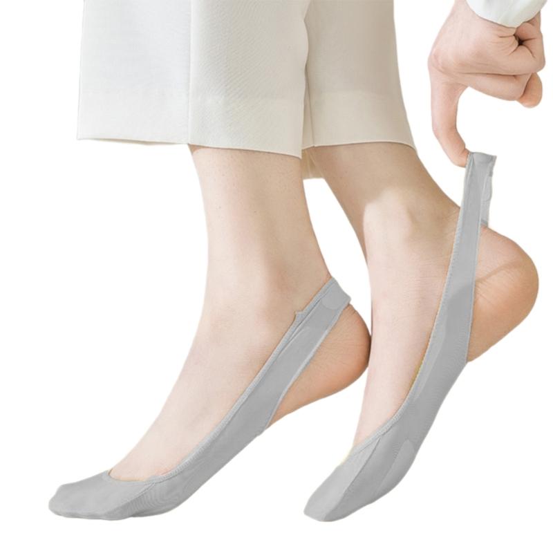 Antislip Strap Half Toe Invisible Low Cut Liner Socks Ball of Foot Cushioned No Show Padded Half Socks For Women Heel