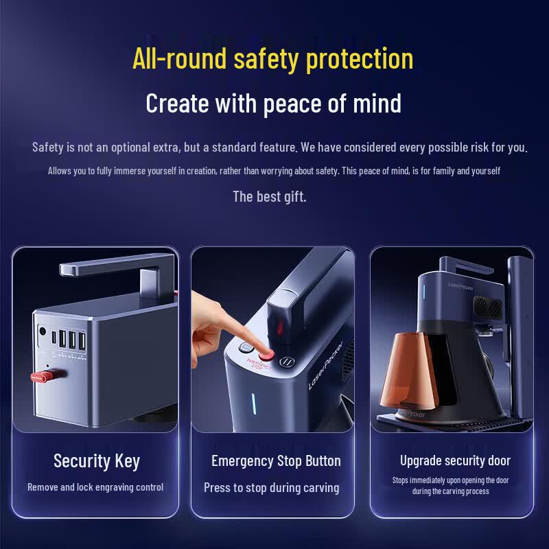 LaserPecker Portable DIY Laser Engraving Machine CN plug (adapter included)