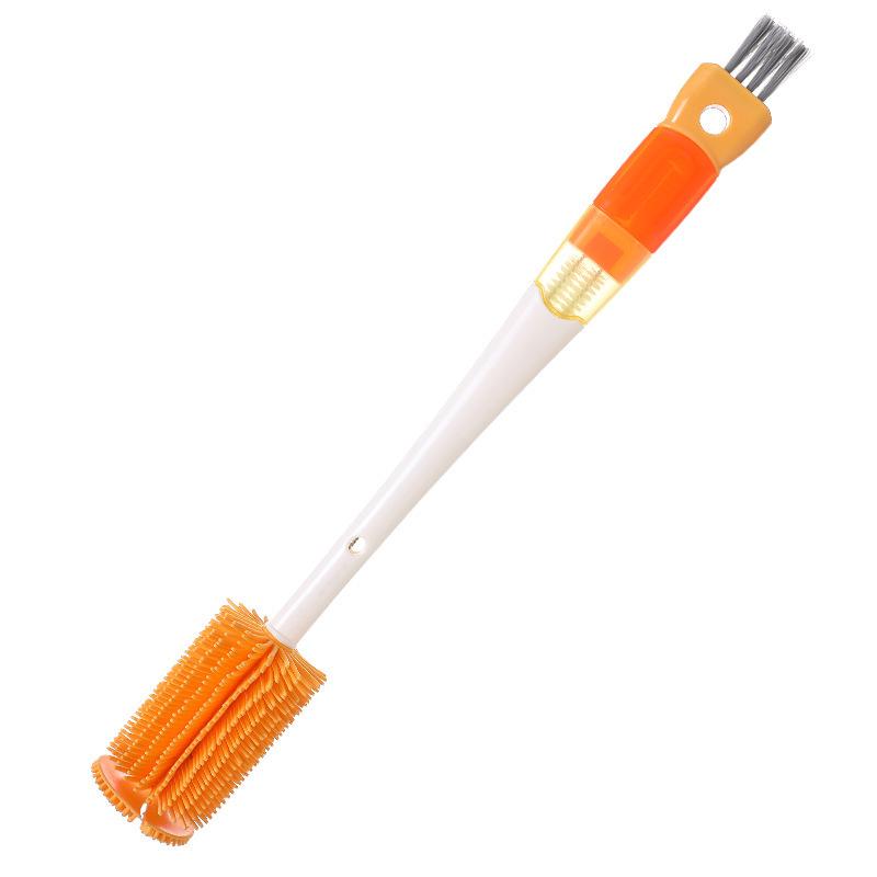 Multi-functional 5-in-1 Silicone Bottle & Straw Cleaning Brush Set