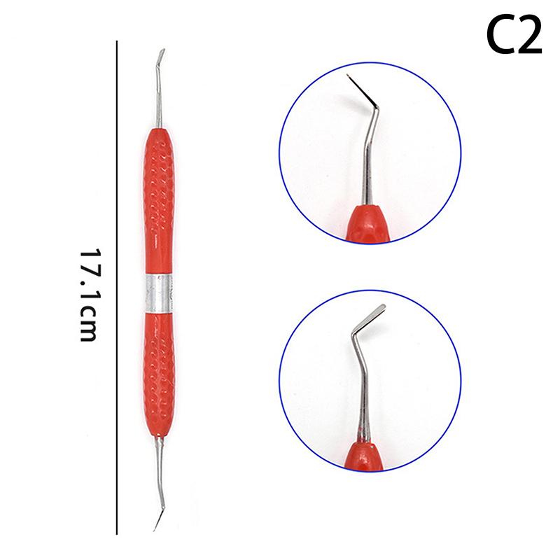 Zahnmedizinische doppelseitige Silikonharz-Füllspatel Kompositfüllung Chirurgische Instrumente Füllungen Zahnarztzubehör Zahnarztwerkzeug
