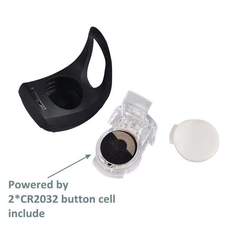 Bicycle Frog Light Night Warning Light Replaceable Battery Bicycle Tail Light Outdoor Riding Light Cycling Equipment Accessories