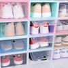Cutie de pantofi cu sertar cu design minimalist, organizator de depozitare pantofi rezistent la praf pentru organizarea casei