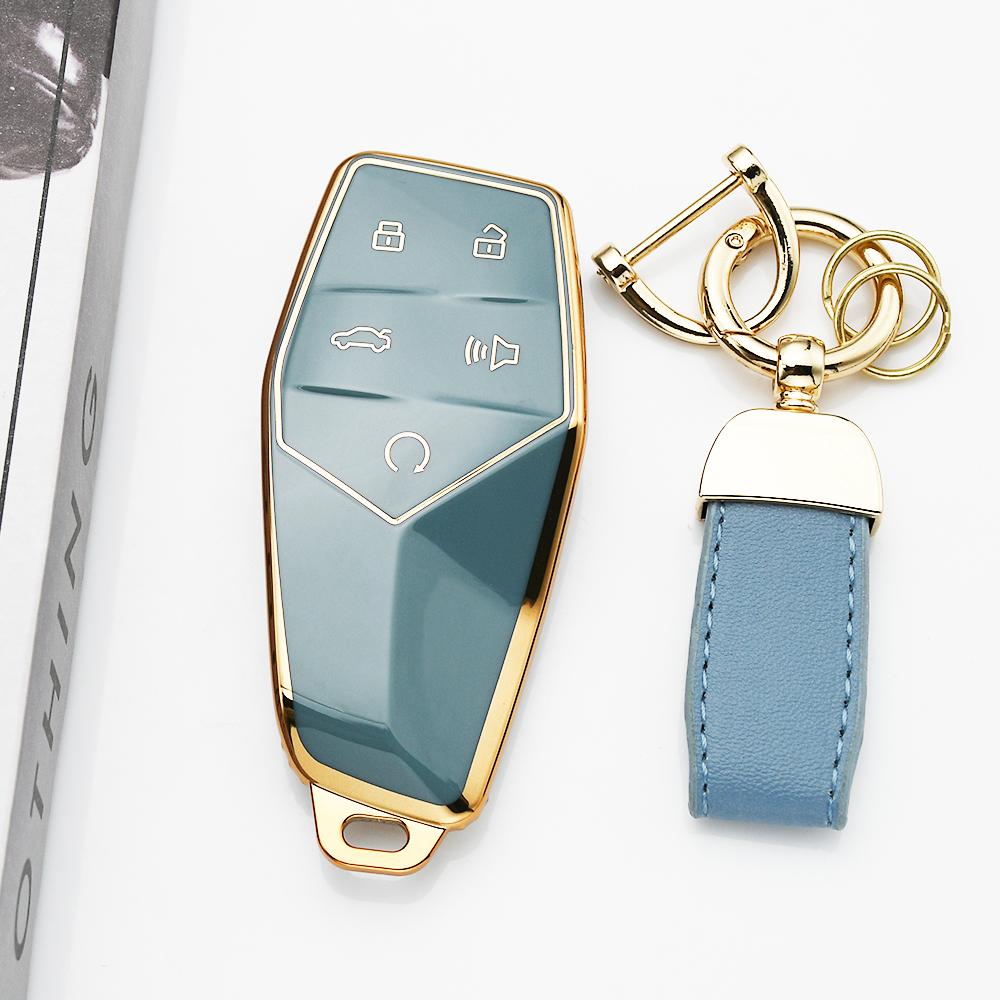 Auto Shell Accessories For Mg One Tpu Car Key Case Bag Full Cover Entry Smart Remote Keyless Protection