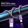 1m 2m 3m USB Ladegerät Kabel Datenkabel Für Apple iPhone 7 8 Plus 6 5 S 6S 10 11 Pro X XR XS Max iPad Schnelle Ladung Lange i Telefon Draht