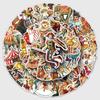 50PCS Retro Victorian Circus Clown Stickers - Waterproof DIY Journal Decoration