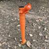 Outdoor Umbrella Ground Stake Base Heavy Duty Plastic Spiral Ground Anchor for Beach Patio Garden Use with Handle for Easy Installation