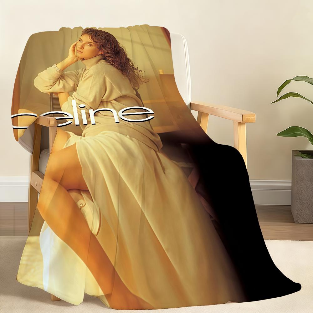 Sänger C Celine D Dion N Decke Weiche Überwurfdecke für Zuhause Schlafzimmer Bett Sofa Picknick Reise Büro Ruhe Abdeckung Decke Geschenk