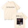 Crystal Castles Double Sided Print T Shirts Men Women Hip Hop Rock Oversized T-shirts Male Gothic T Shirt Men's Vintage Tshirt