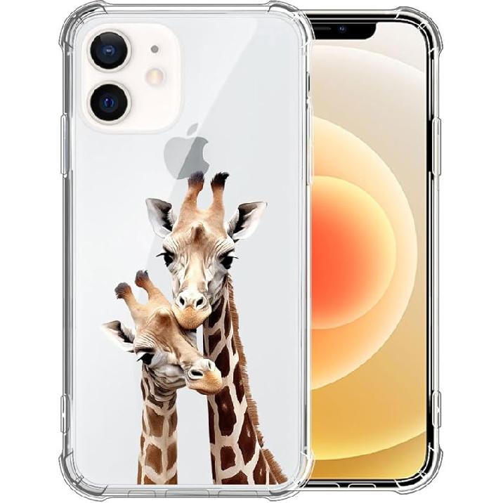 for iPhone 12 Mini Case Clear,TLT Pink Bow Transparent Soft Shockproof Protective Slim Thin Bumper Pattern Design Phone Case