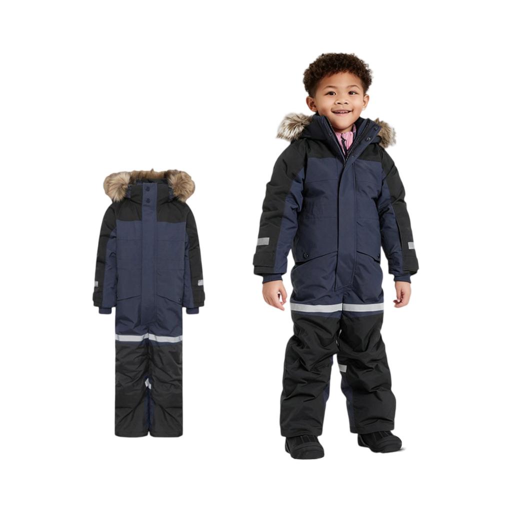 Kids' Snowsuit - Fleece Lined Insulated Onesie