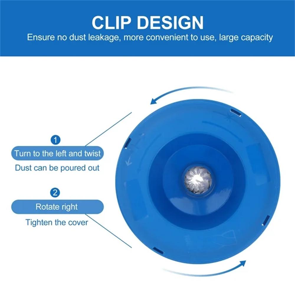 Electric Drill Dust Cover Bowl-Shaped Design Blue Drilling Accessories Shockproof Dust Catcher for 4-10mm Drill Bits