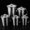 Titanium Alloy Measuring Cup with Lid and Scale
