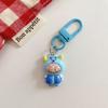 Cute Cartoon Costume Change Keychain Pendant – Bag and Backpack Ornament, Car Keychain, Couple Gift
