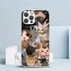 Crying Cat Memes Soft Cover for iPhone 16 17 Air 15 14 Pro Max 16E Phone Case 13 Mini 12 11 7 SE 8 Print Pattern Fit Cases 16 17