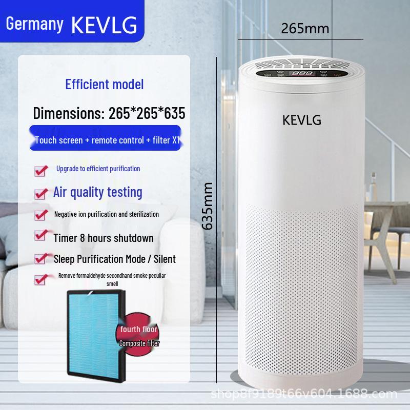 German KEVLG Home Air Purifier - Silent, Multi-functional, Indoor Dust & Formaldehyde Remover