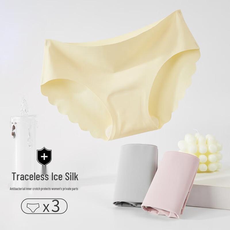 Mi Ling Women s Seamless Cotton Briefs (3-Pack) M-XL