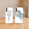 Baby Mom Dad Family Hand   Phone Case For SamsungA10,12,20,21S,30,31,40,50,51,52,70,71 Transparent Cover