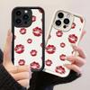 JT314 Lippen Kuss für iPhone 17 16 15 14 Pro Max Samsung S26 S25 Ultra A17 A16 A07 A56 A06 A13 Xiaomi 15T Redmi 15c Note 14 Weiche Hülle