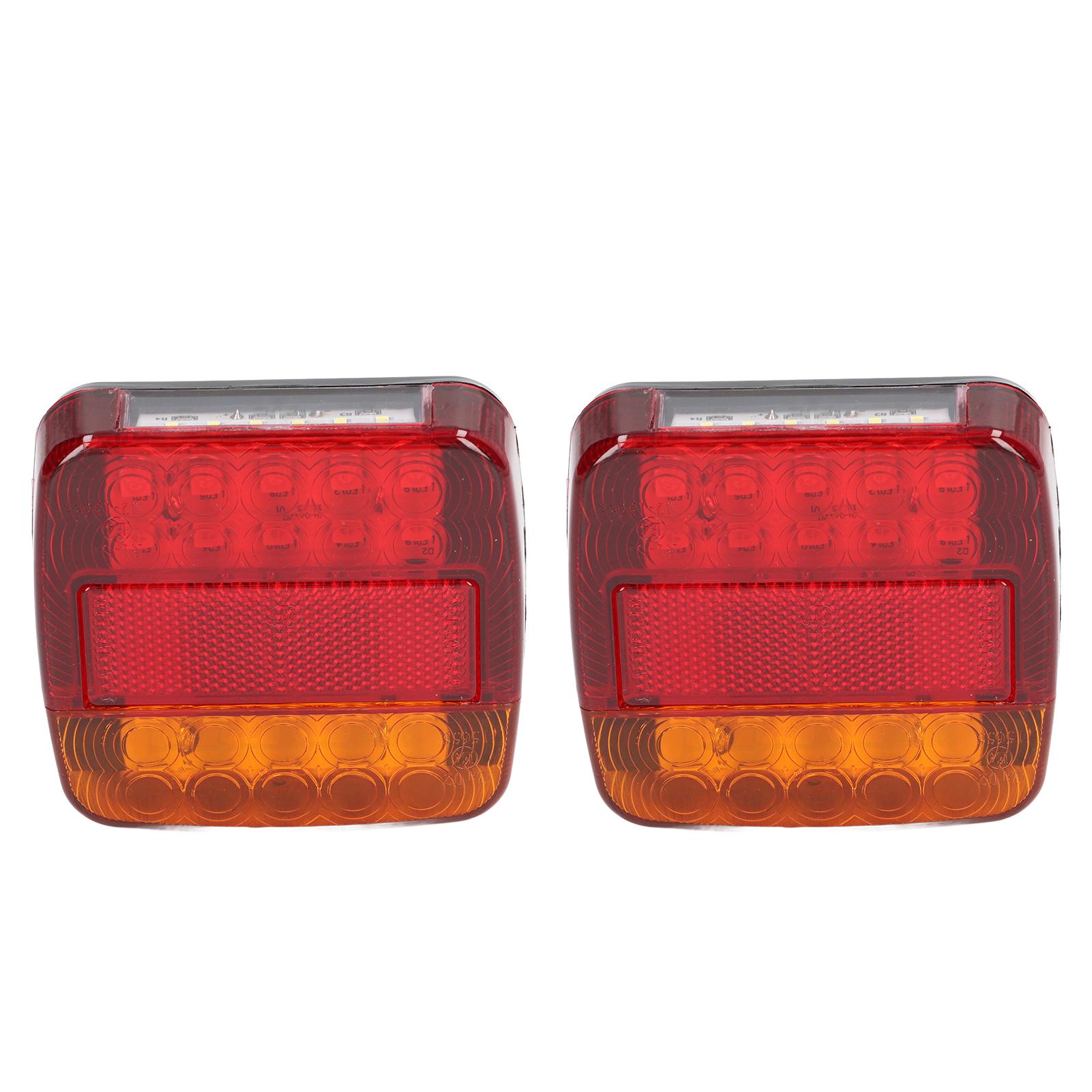 

2 шт. Светодиодные задние фонари 12 В Ударопрочные Задние фонари указателей поворота Универсальные для грузовика прицепа