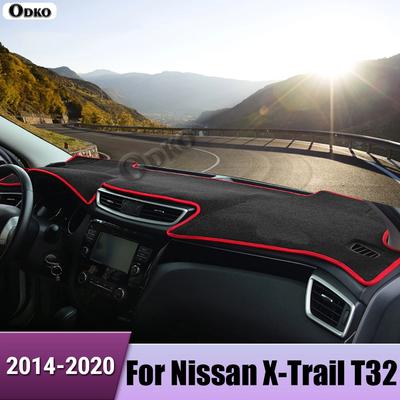 Cubierta para Salpicadero de Coche Evita Luz Almohadilla Antideslizante Funda Anti-UV Para Nissan X-Trail XTrail T32 2014 2015 2016 2017 2018 Accesorios