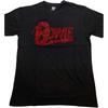 Men's David Bowie Logo T-shirt Large Black