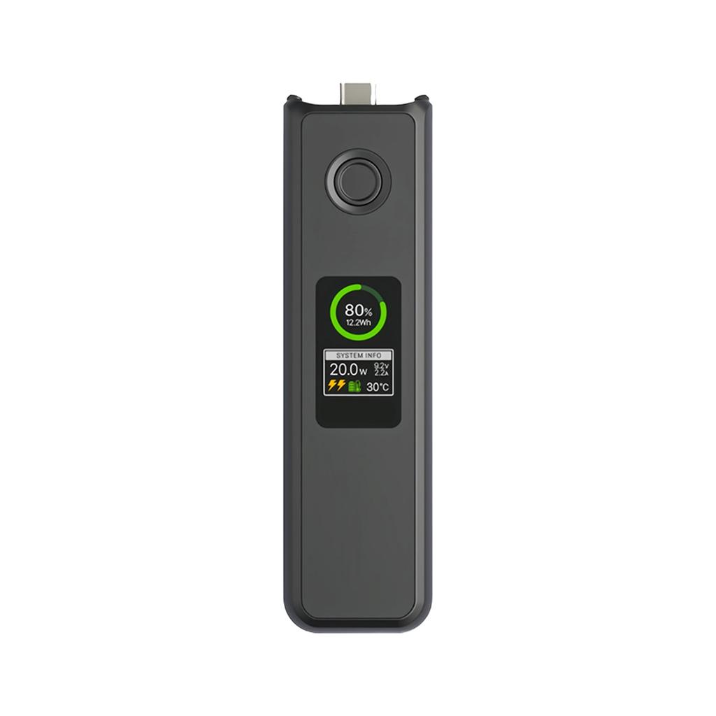 LED Equipped Battery Extension Grip for Pocket 3 Supporting 22.5W Quick Charging And Tripod Mount Compatibility3