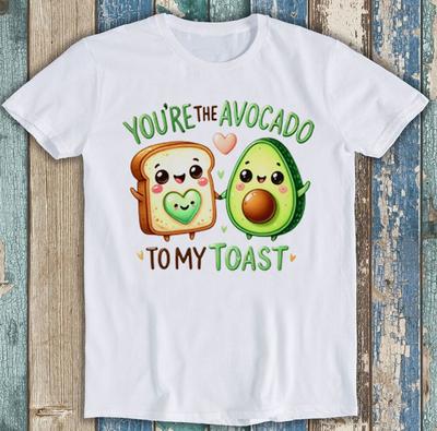 Valentinstag Du bist die Avocado zu meinem Toast Lustiges Geschenk T-Shirt 1965