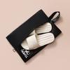 Travel Shoe Storage Bag Waterproof Dust-Proof Strong Zipper Luggage Shoe Organizer Multi-purpose Faux Leather Bag