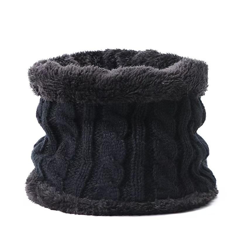 Plucked European and American Children's Hats, Scarves, Gloves, Three Piece Set, Autumn and Winter New Warm Baby Hat